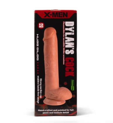 X-MEN Dylan 13inch Cock Black XMEN901B-5